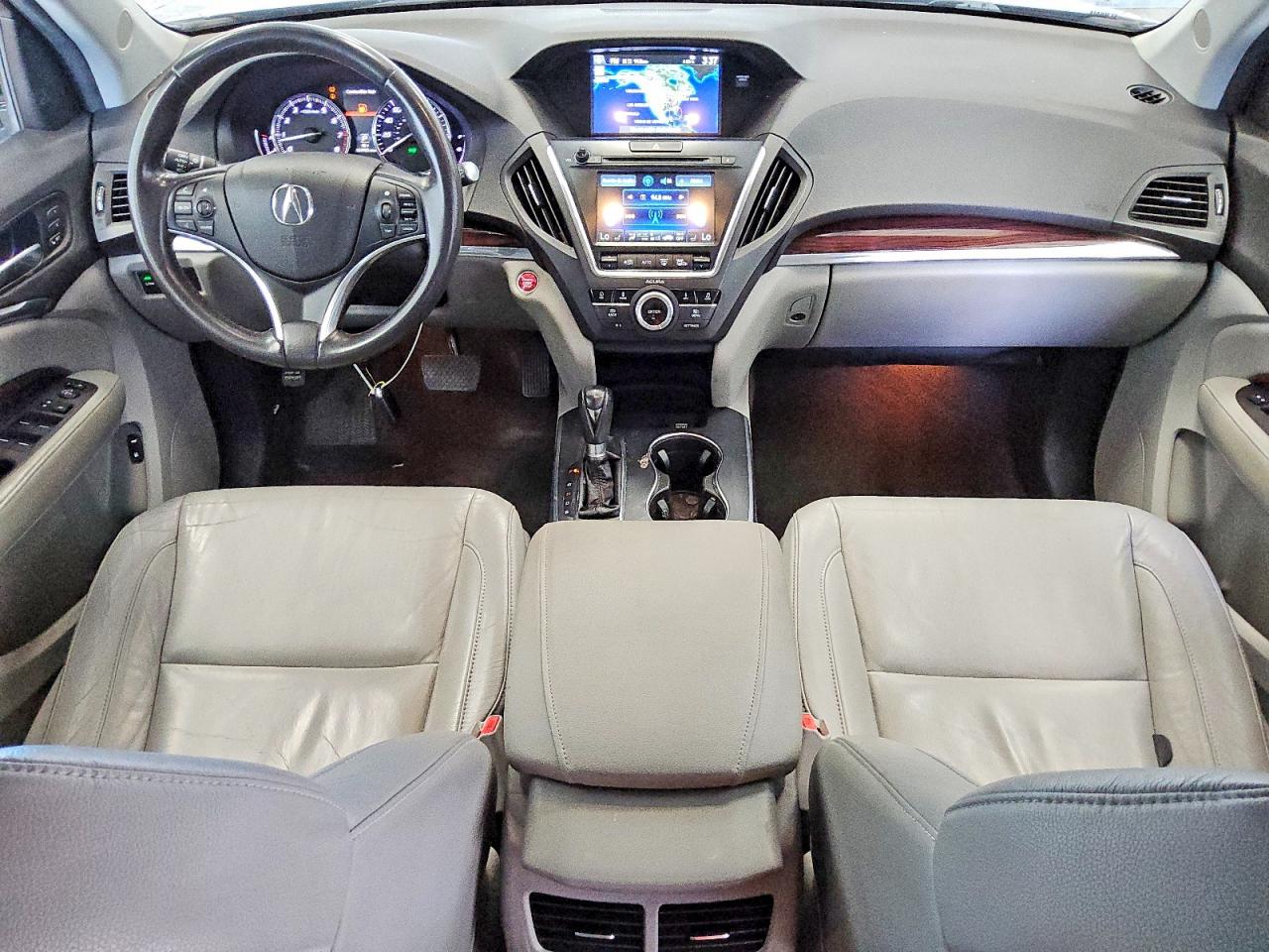 2014 Acura Mdx Technology Gray vin: 5FRYD4H45EB001013