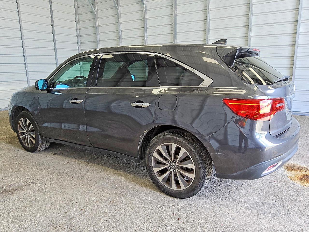 2014 Acura Mdx Technology Gray vin: 5FRYD4H45EB001013