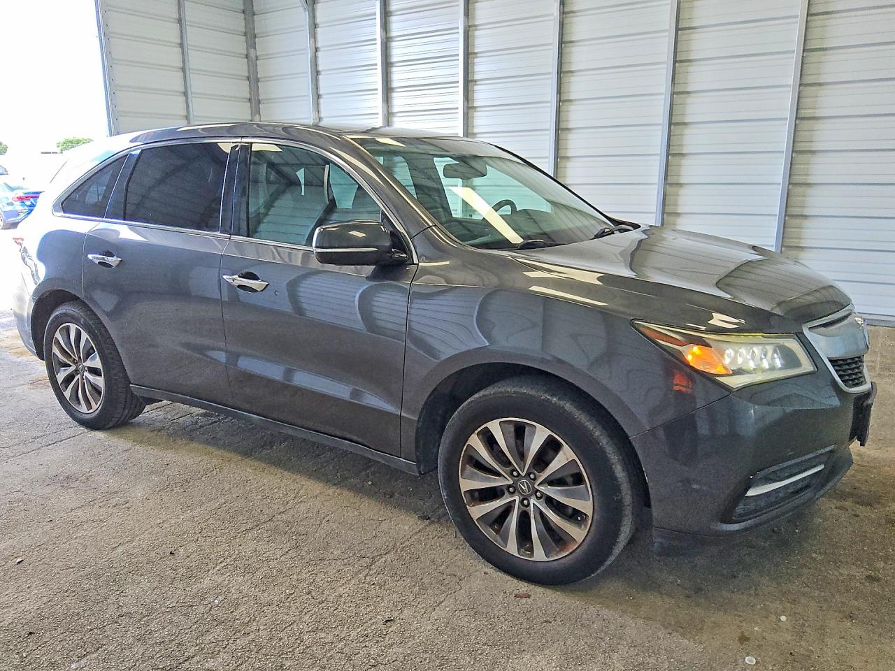 2014 Acura Mdx Technology Gray vin: 5FRYD4H45EB001013