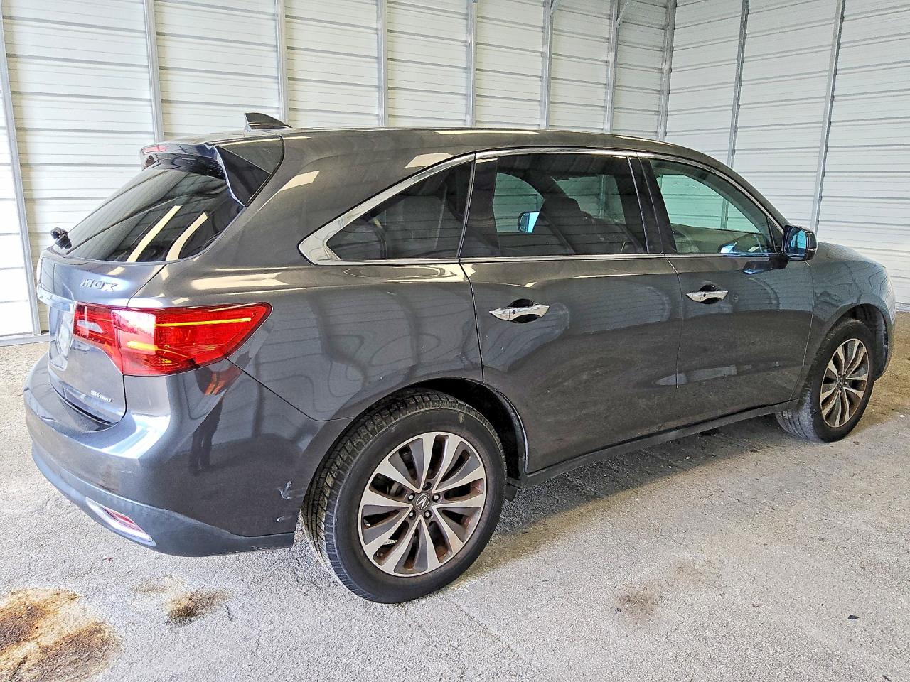 2014 Acura Mdx Technology Gray vin: 5FRYD4H45EB001013