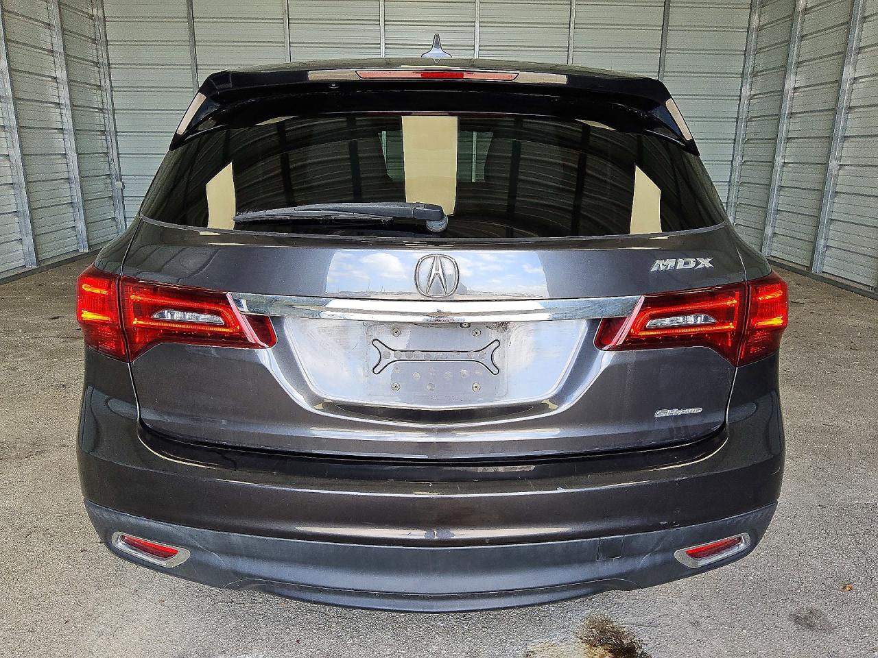 2014 Acura Mdx Technology Gray vin: 5FRYD4H45EB001013