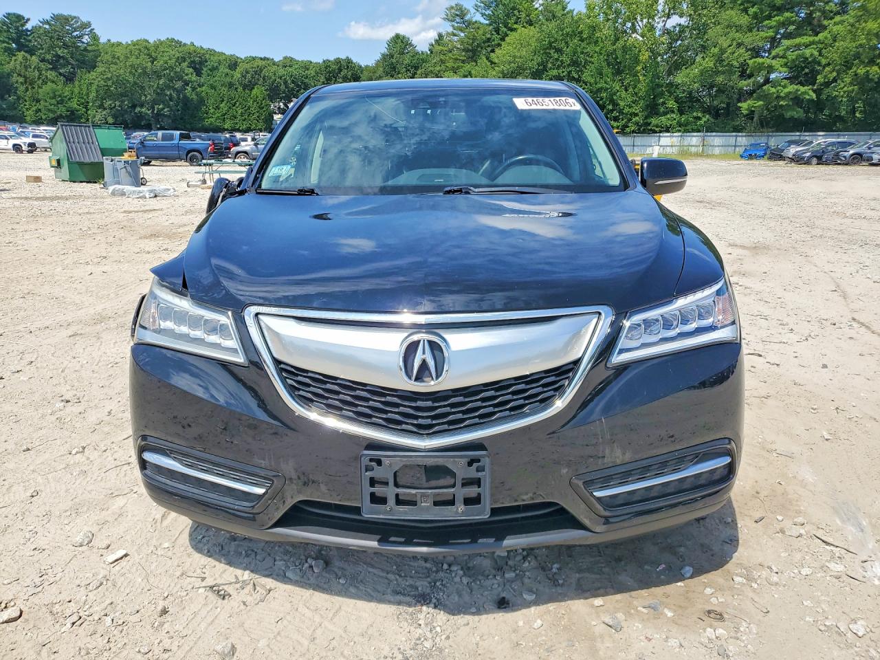 2014 Acura Mdx Technology Black vin: 5FRYD4H45EB002064