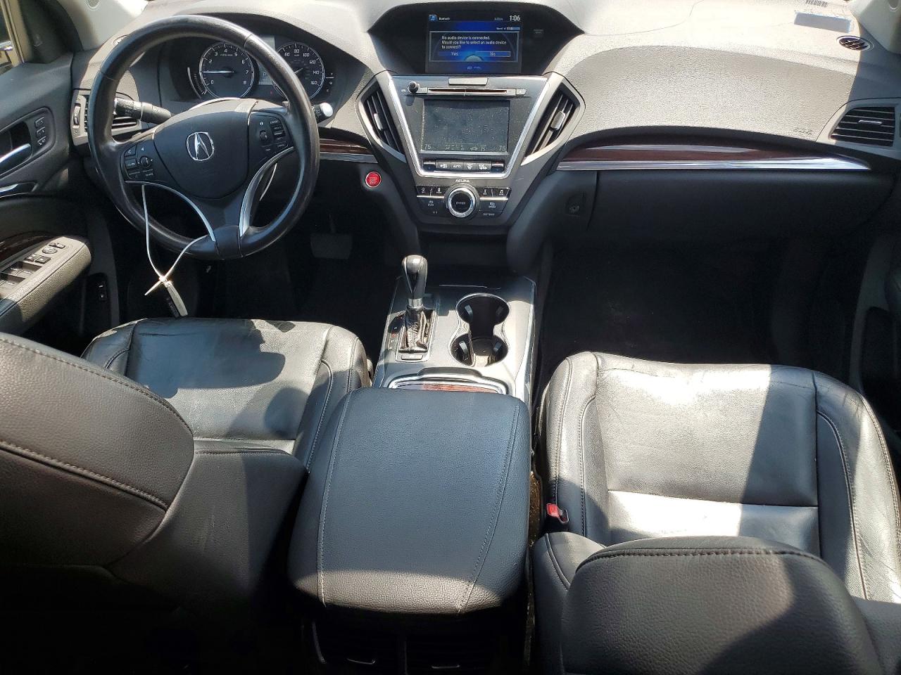 2014 Acura Mdx Technology Black vin: 5FRYD4H45EB002064