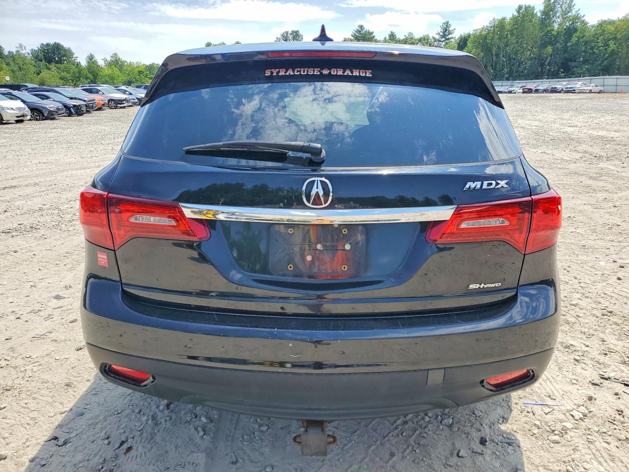 2014 Acura Mdx Technology Black vin: 5FRYD4H45EB002064
