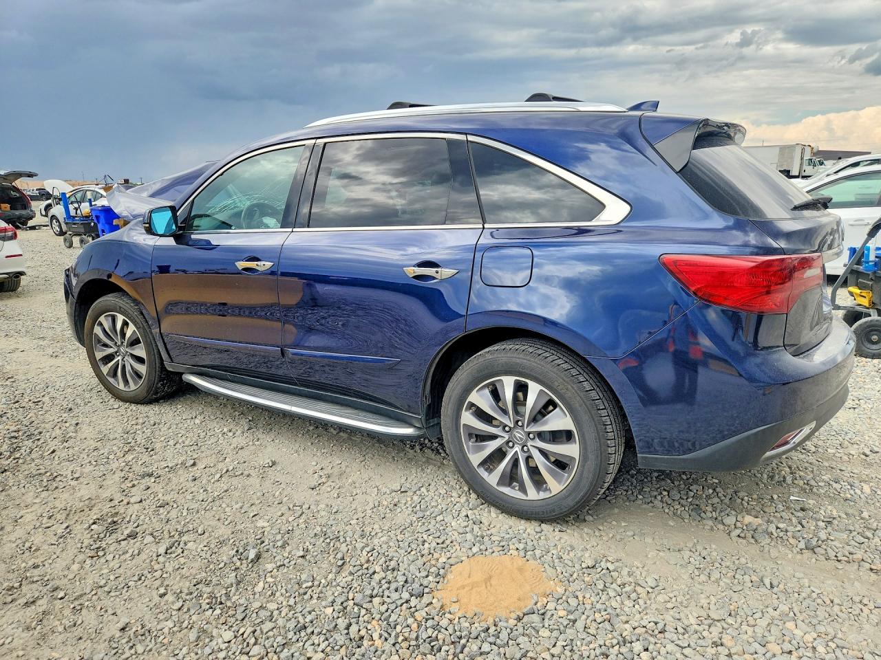 2014 Acura Mdx Technology Blue vin: 5FRYD4H45EB004655