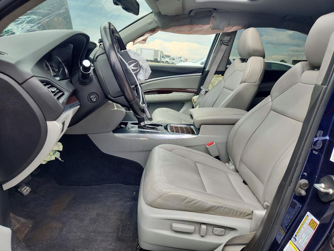 2014 Acura Mdx Technology Blue vin: 5FRYD4H45EB004655