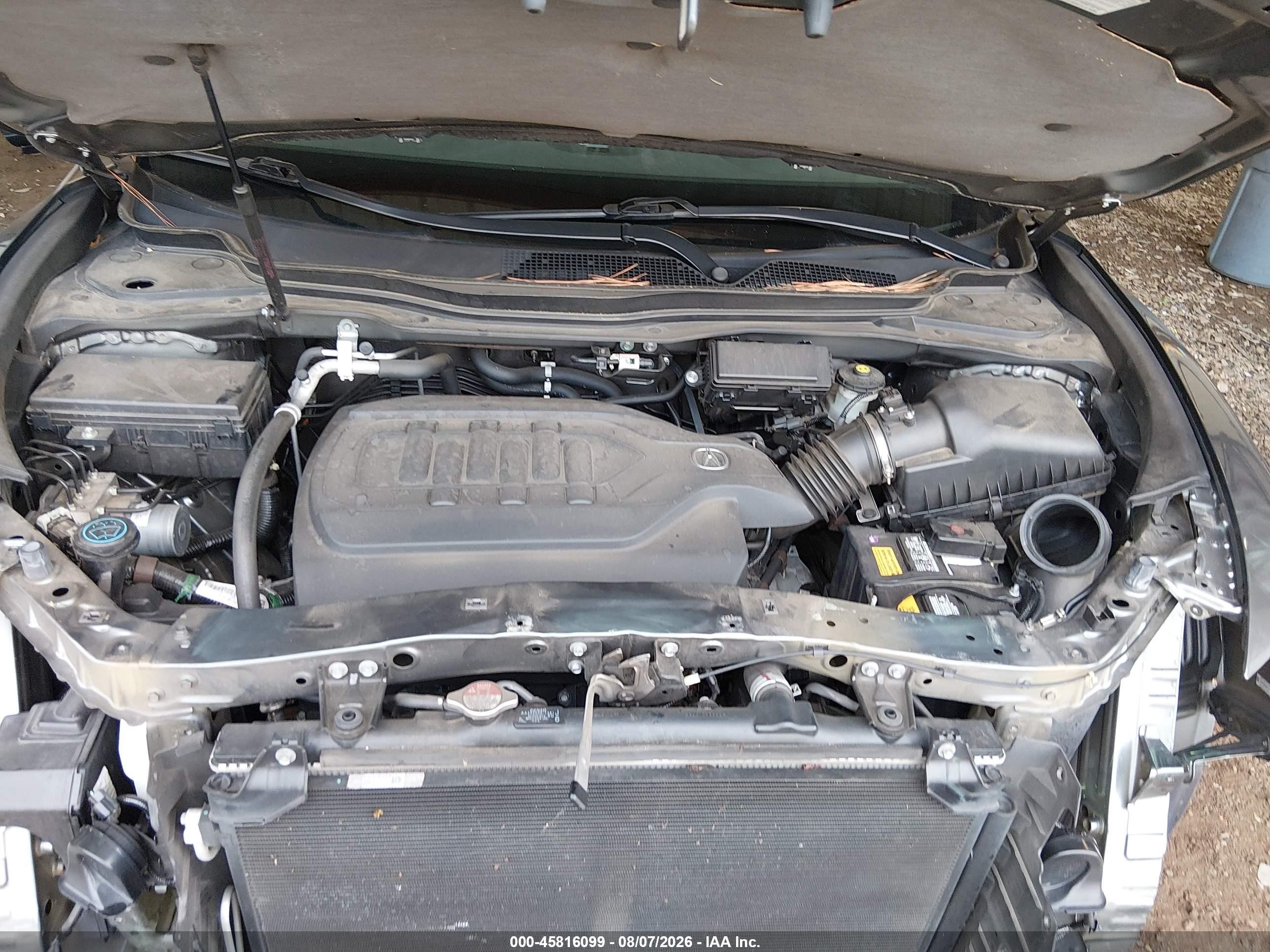 2014 Acura Mdx Technology Package Gray vin: 5FRYD4H45EB011413