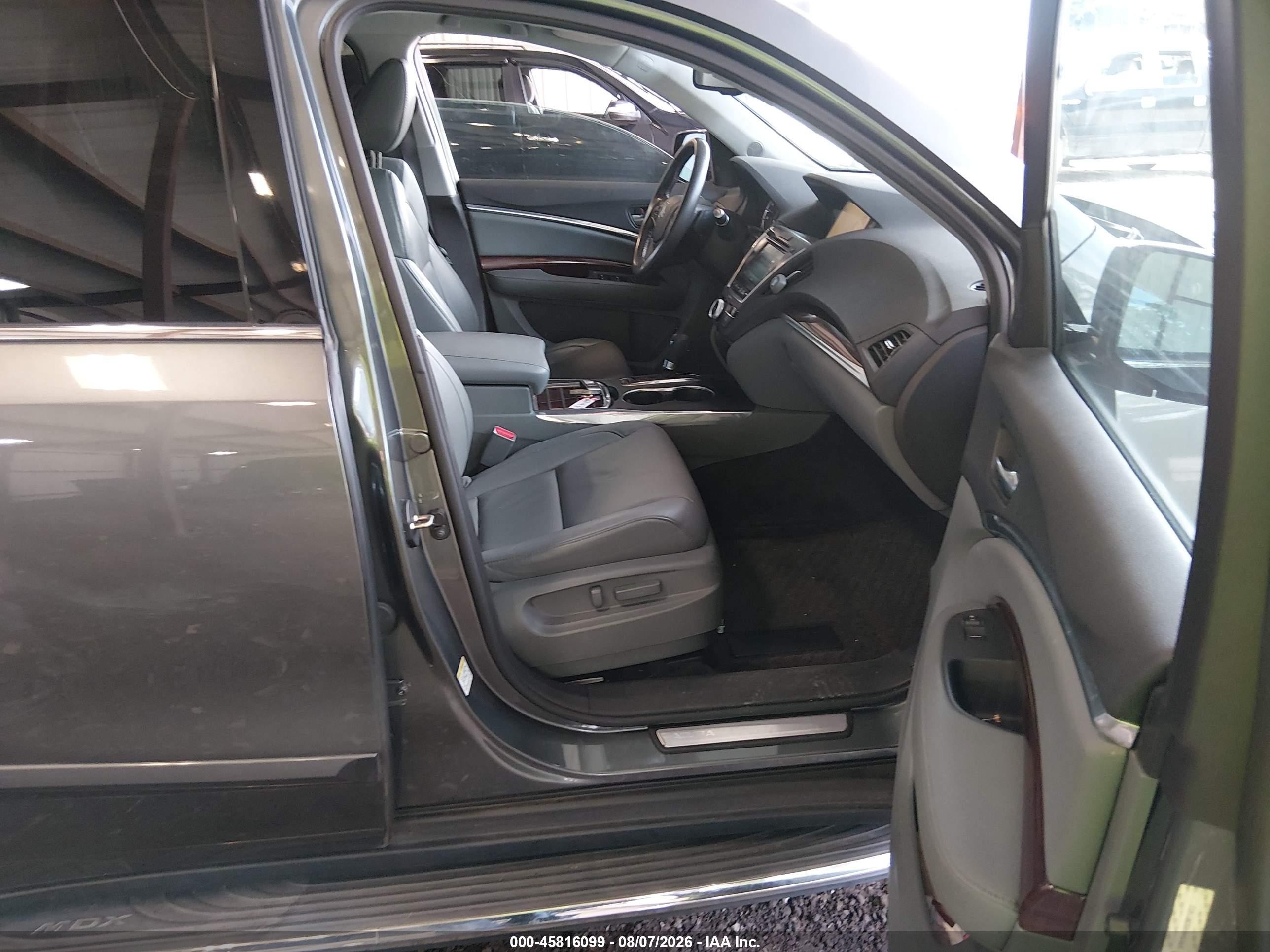 2014 Acura Mdx Technology Package Gray vin: 5FRYD4H45EB011413