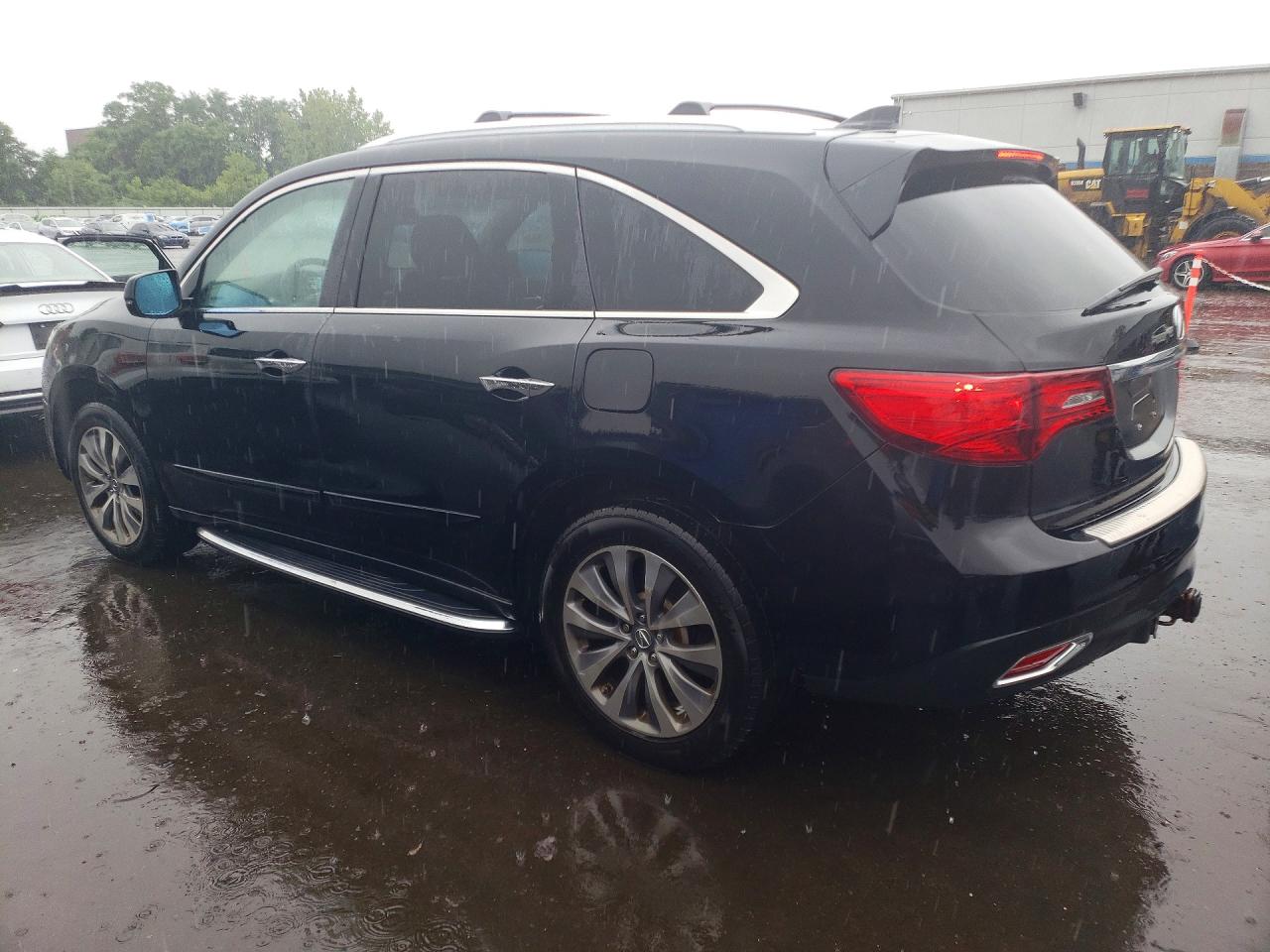 2014 Acura Mdx Technology Black vin: 5FRYD4H45EB015266