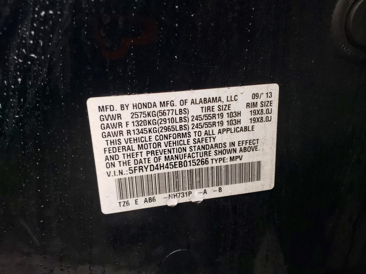 2014 Acura Mdx Technology Black vin: 5FRYD4H45EB015266
