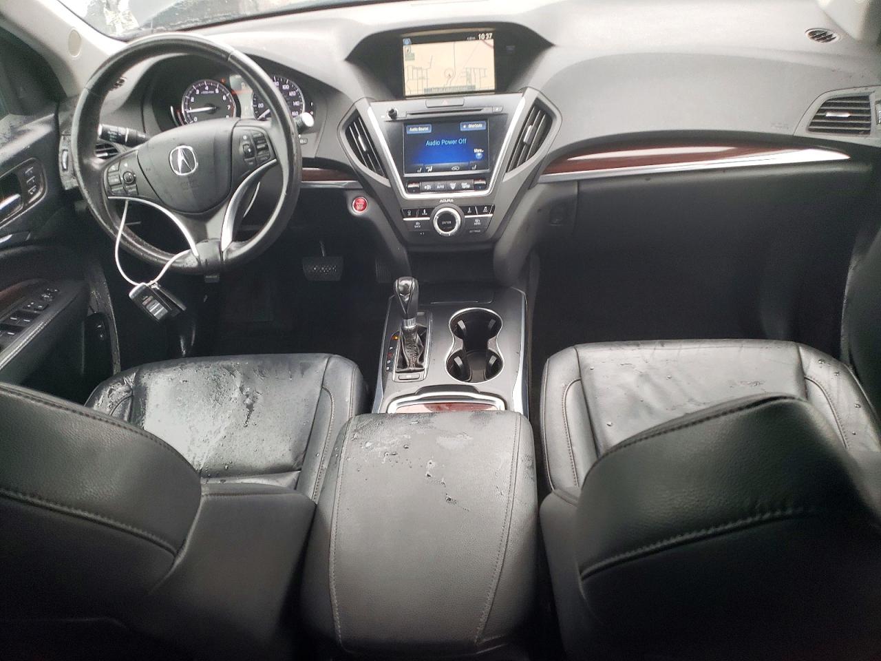 2014 Acura Mdx Technology Black vin: 5FRYD4H45EB015266