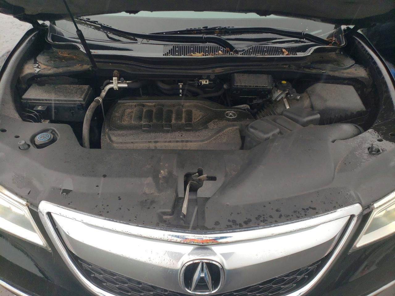 2014 Acura Mdx Technology Black vin: 5FRYD4H45EB015266
