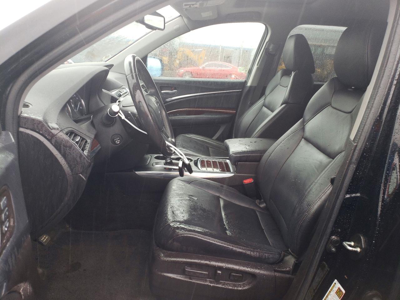 2014 Acura Mdx Technology Black vin: 5FRYD4H45EB015266