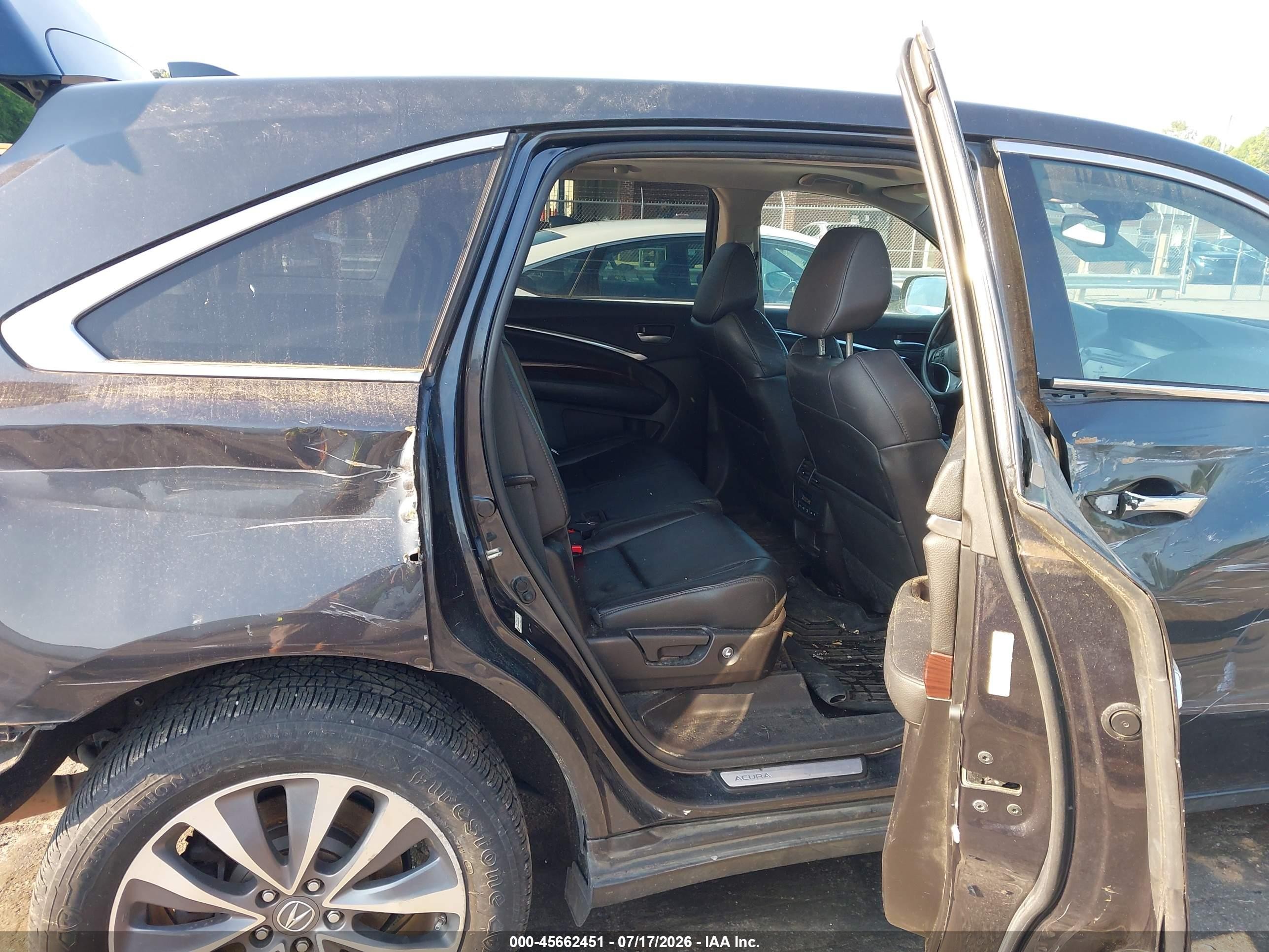 2014 Acura Mdx Technology Package Gray vin: 5FRYD4H45EB017602