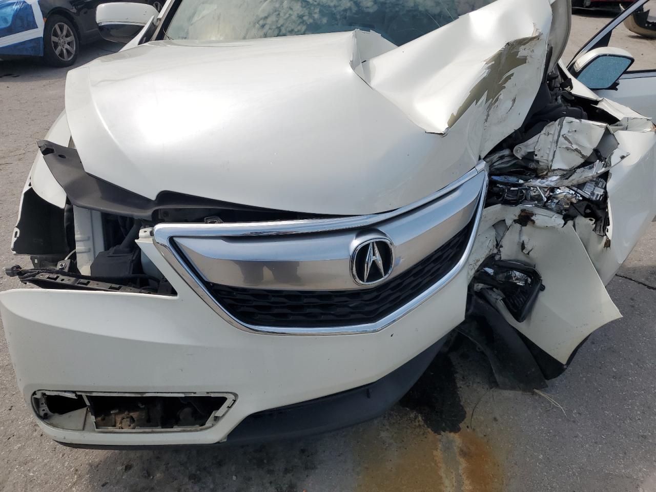 2014 Acura Mdx Technology White vin: 5FRYD4H45EB026008