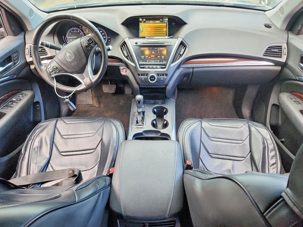2014 Acura Mdx Technology Черный vin: 5FRYD4H45EB030883