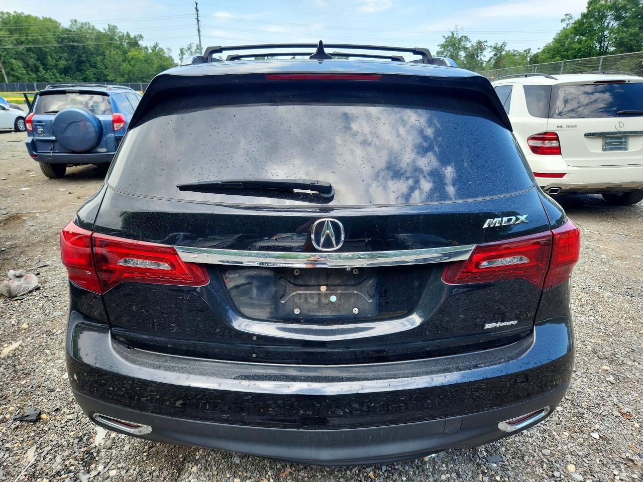 2014 Acura Mdx Technology Черный vin: 5FRYD4H45EB030883
