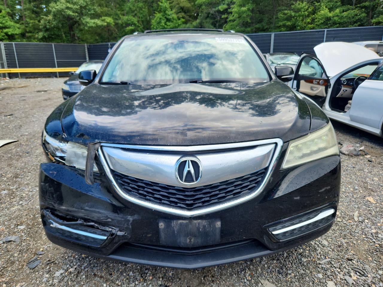 2014 Acura Mdx Technology Черный vin: 5FRYD4H45EB030883