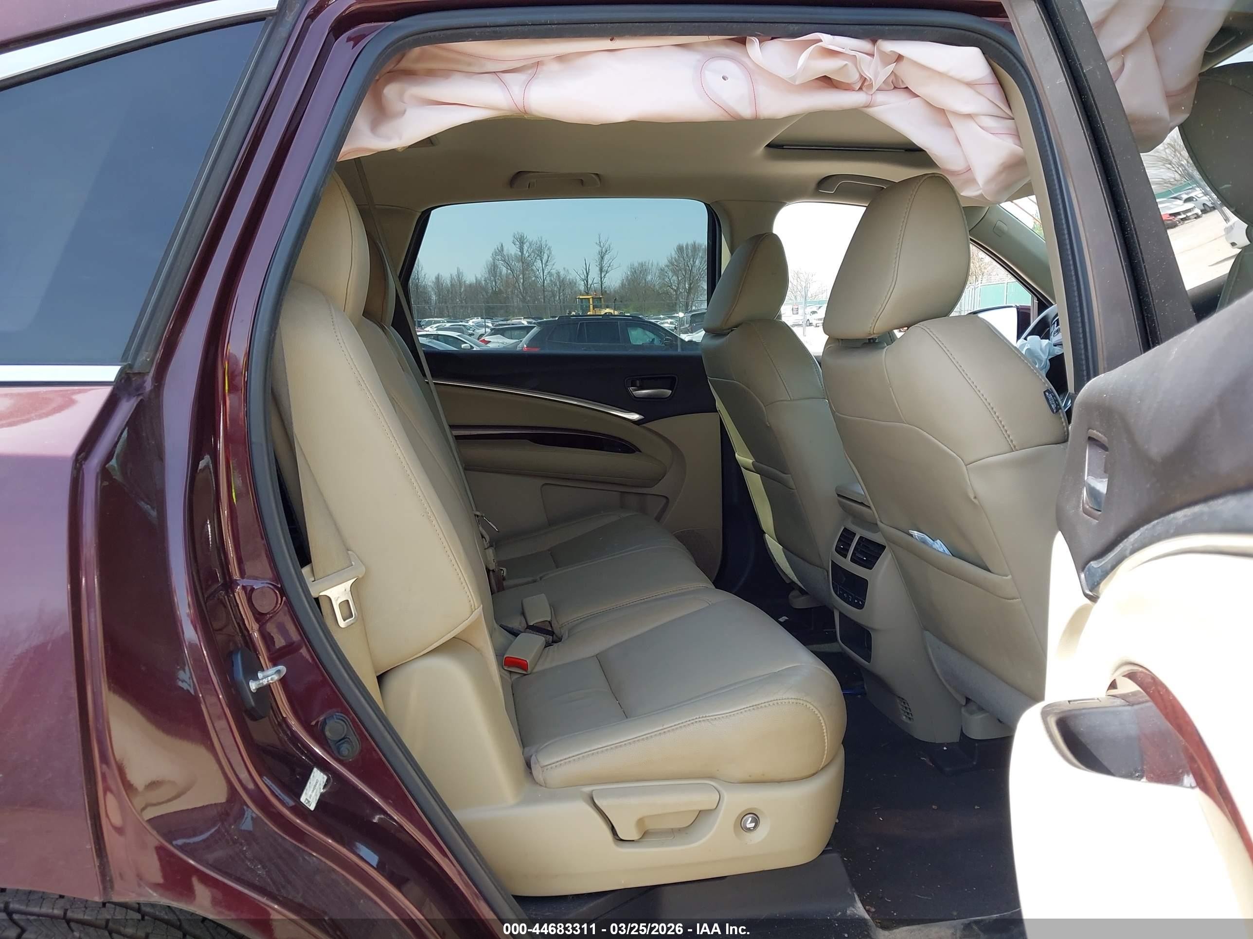 2014 Acura Mdx Technology Package Maroon vin: 5FRYD4H45EB040622