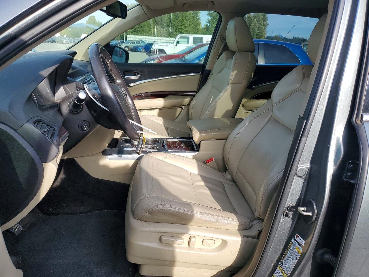 2014 Acura Mdx Technology Gray vin: 5FRYD4H45EB502662