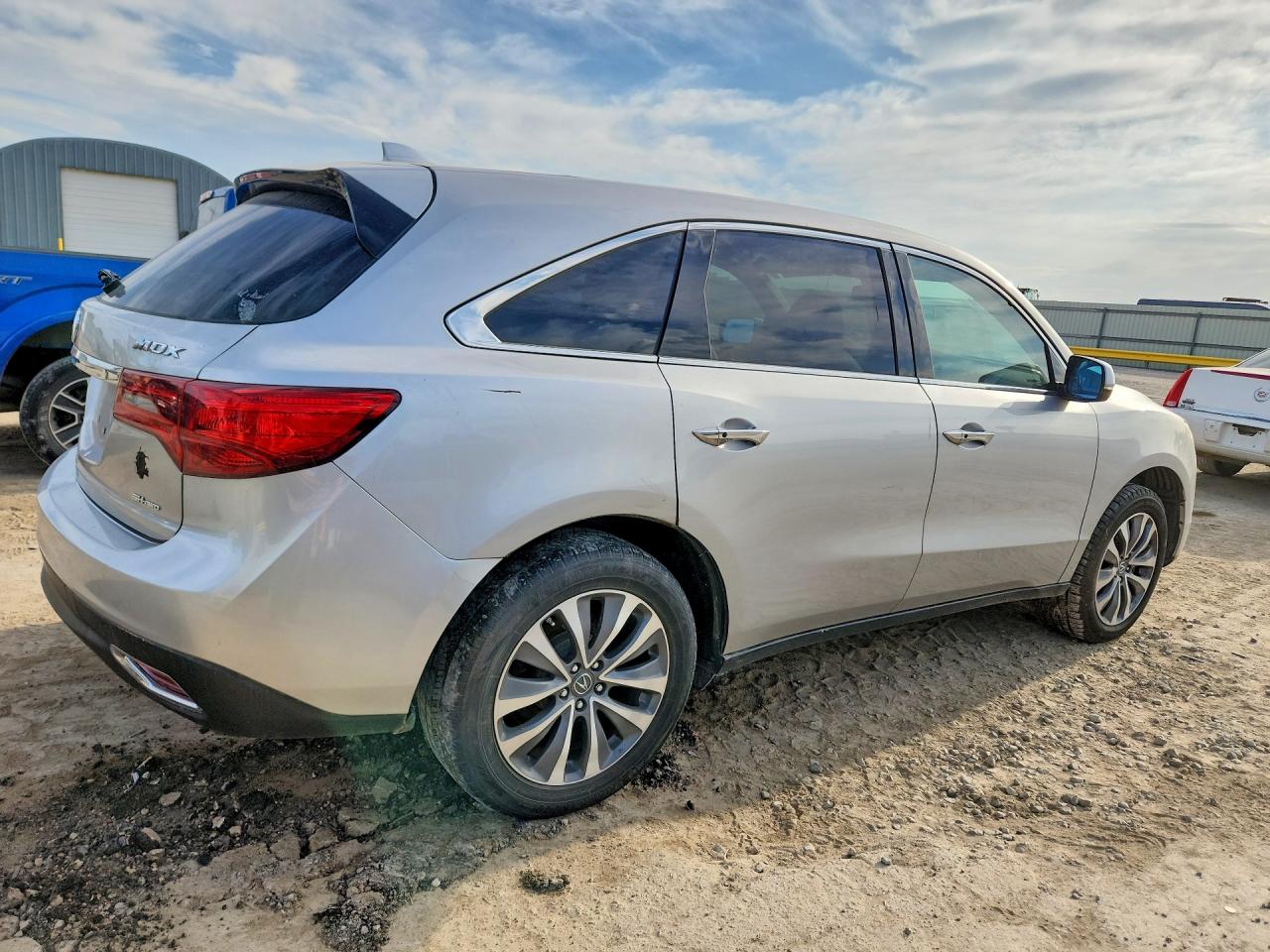 2015 Acura Mdx Technology Silver vin: 5FRYD4H45FB010800