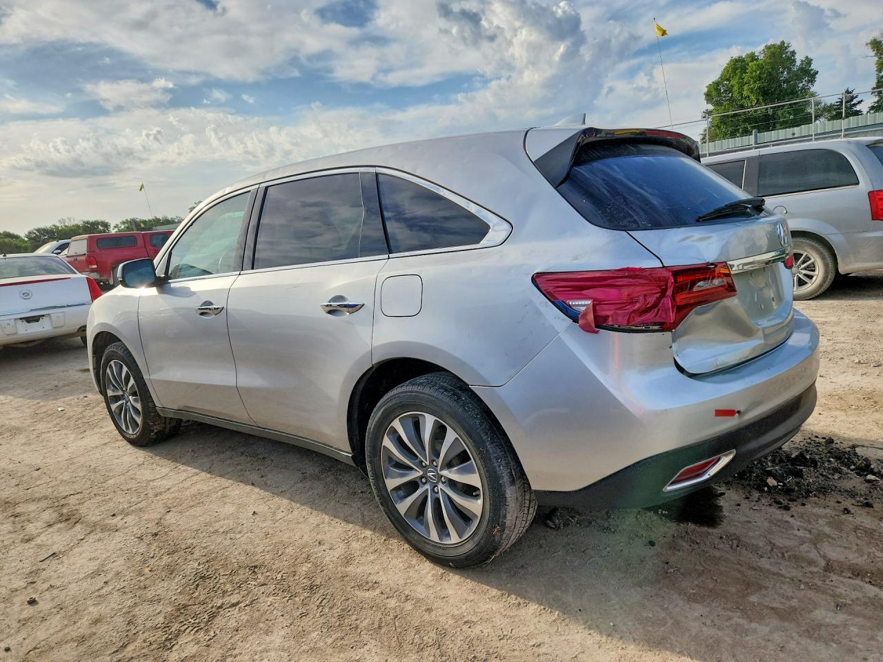 2015 Acura Mdx Technology Silver vin: 5FRYD4H45FB010800
