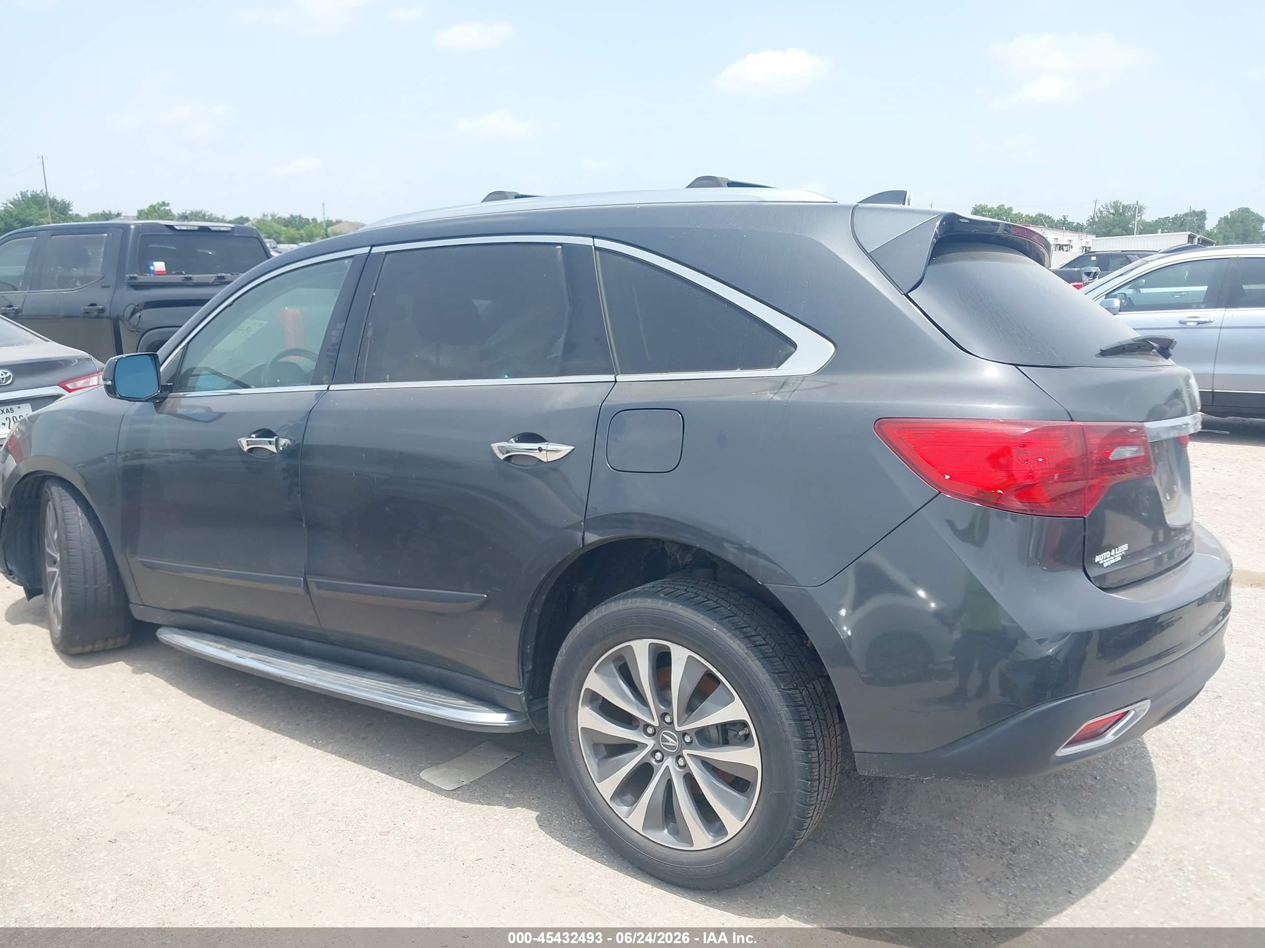 2015 Acura Mdx Technology Package Gray vin: 5FRYD4H45FB013969