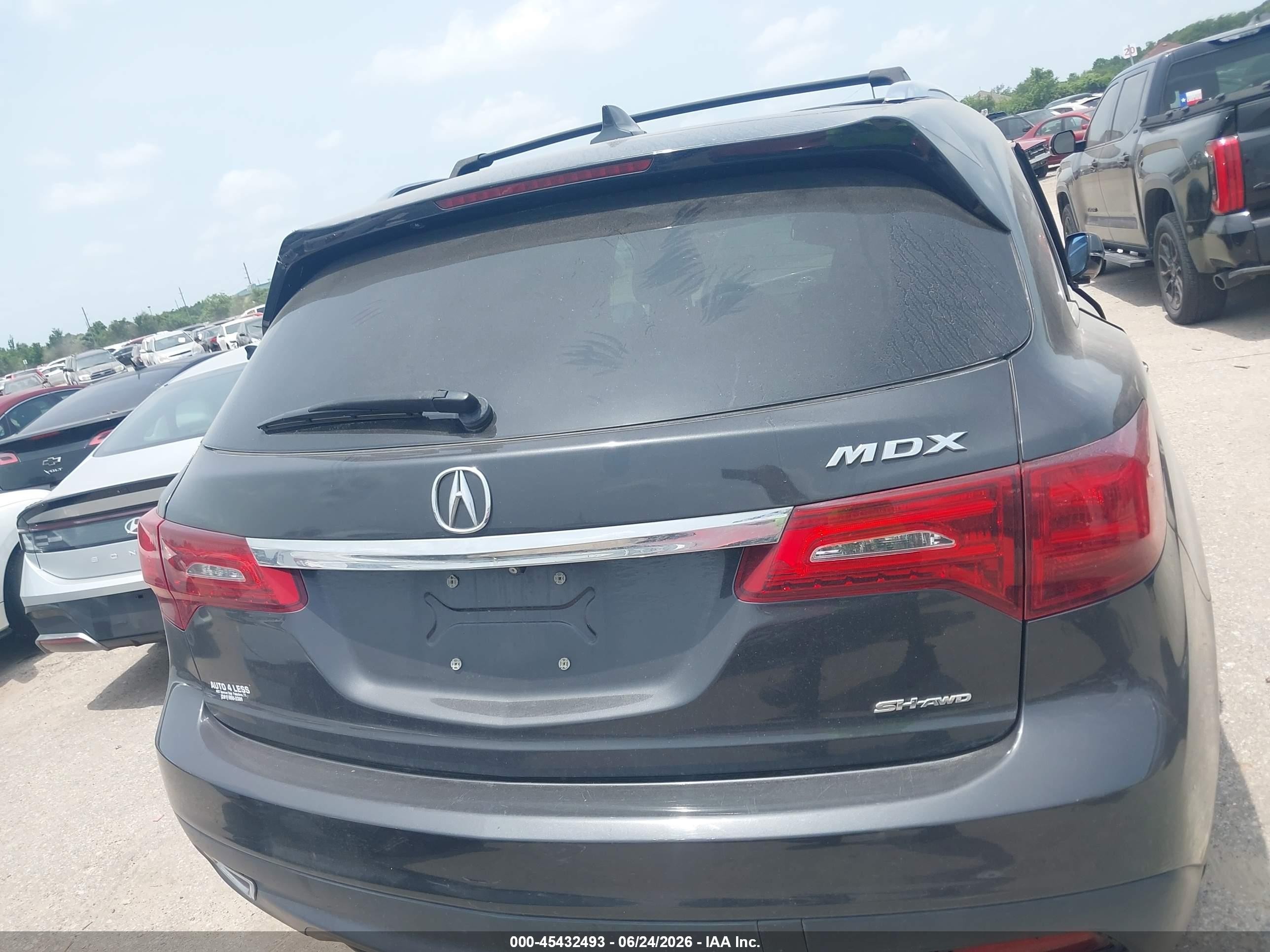 2015 Acura Mdx Technology Package Gray vin: 5FRYD4H45FB013969