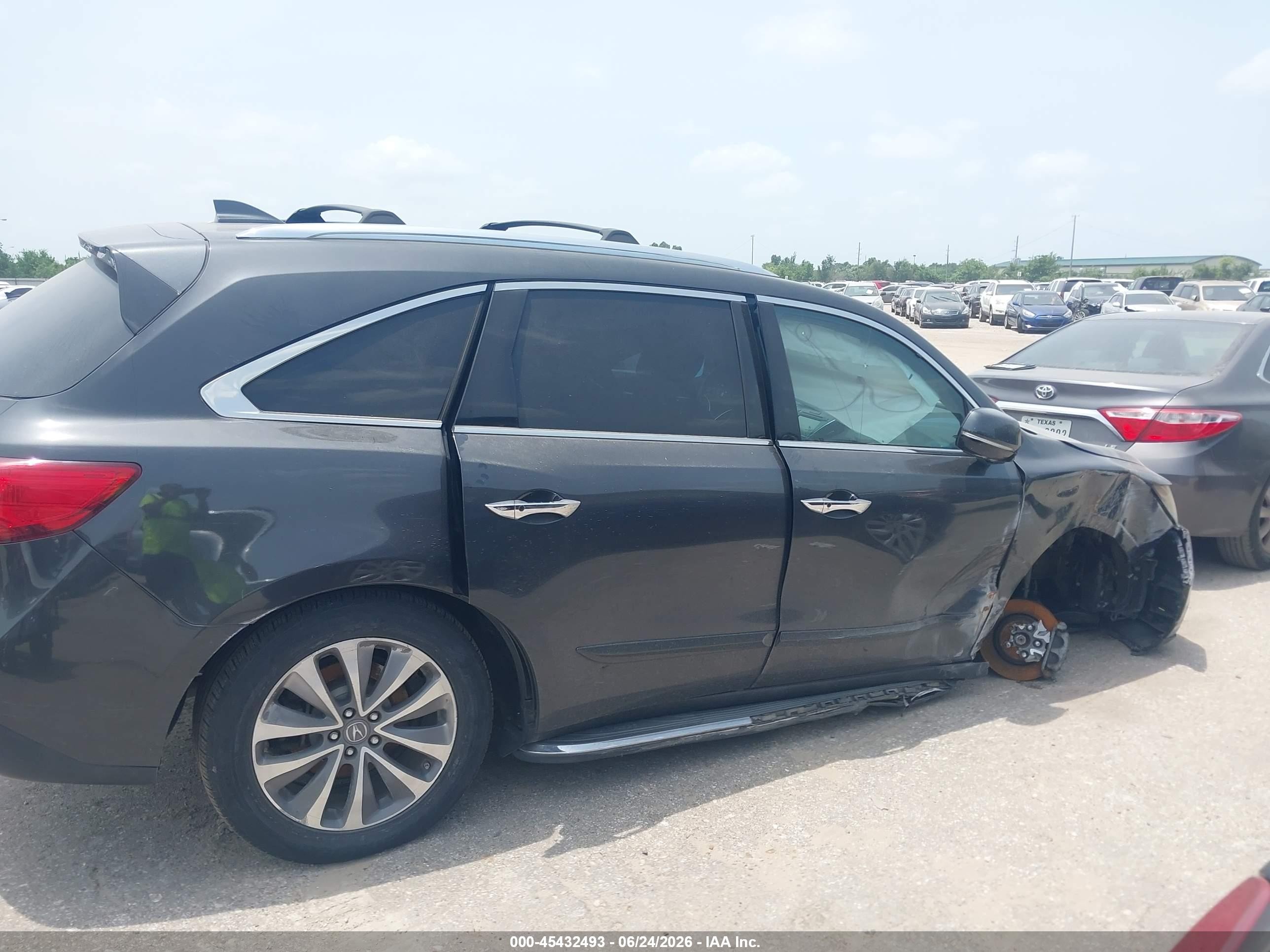 2015 Acura Mdx Technology Package Gray vin: 5FRYD4H45FB013969