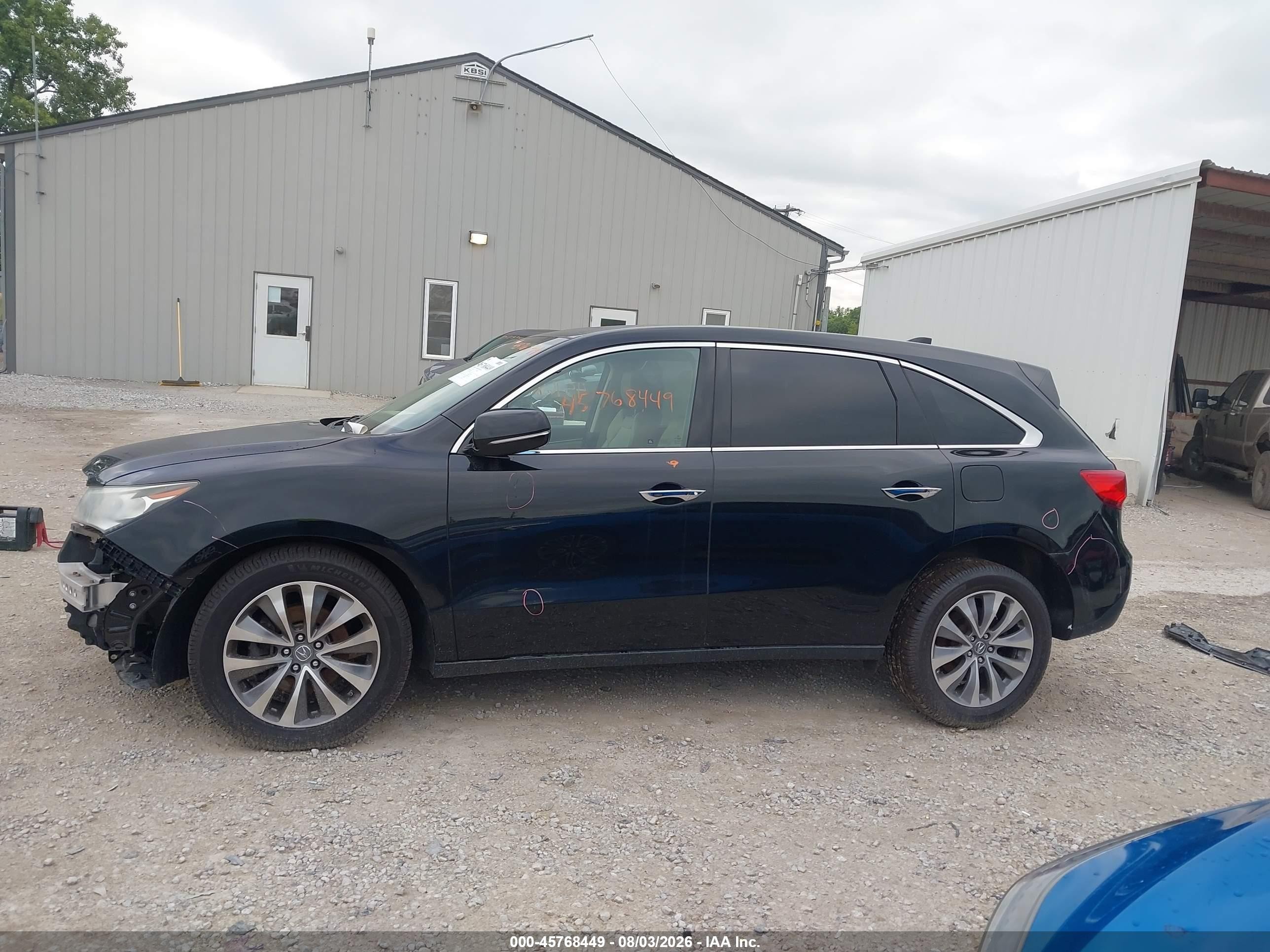 2015 Acura Mdx Technology Package Black vin: 5FRYD4H45FB017830