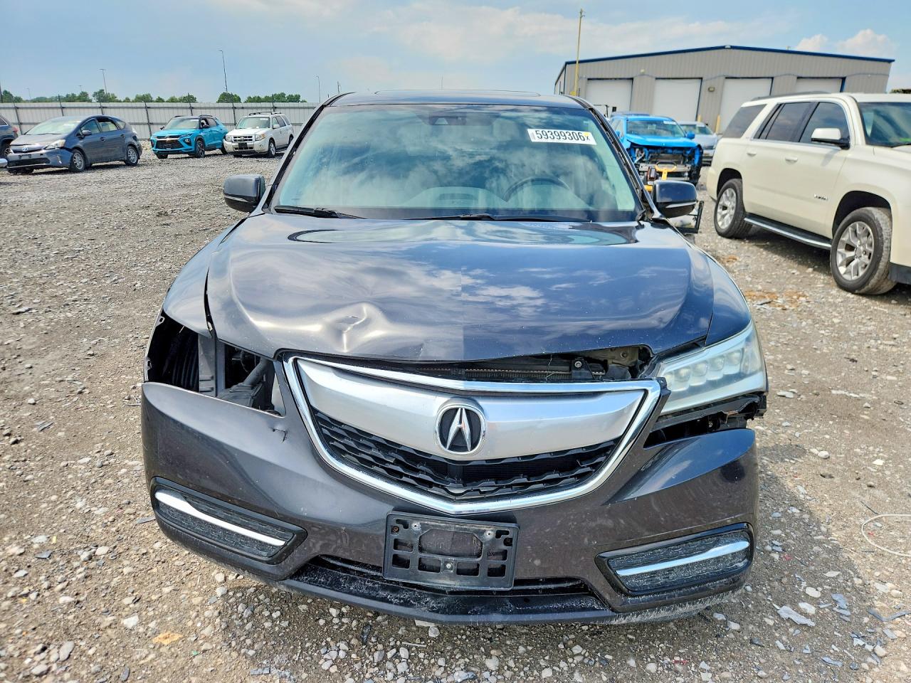 2015 Acura Mdx Technology Gray vin: 5FRYD4H45FB032568