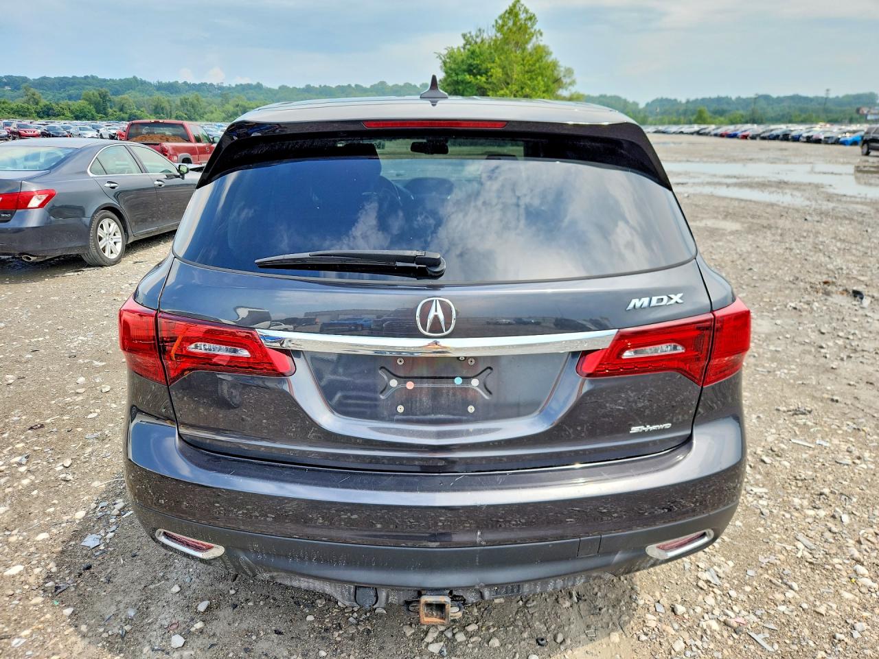 2015 Acura Mdx Technology Gray vin: 5FRYD4H45FB032568