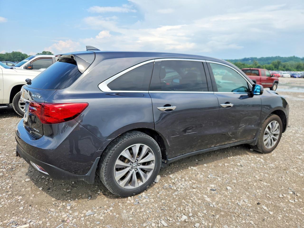 2015 Acura Mdx Technology Gray vin: 5FRYD4H45FB032568