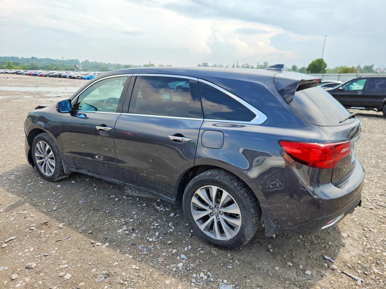 2015 Acura Mdx Technology Gray vin: 5FRYD4H45FB032568