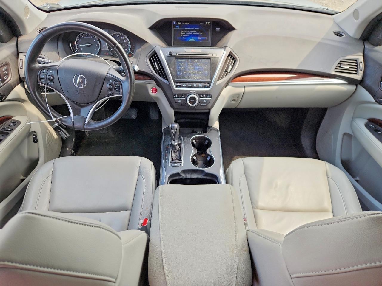 2015 Acura Mdx Technology Gray vin: 5FRYD4H45FB032568