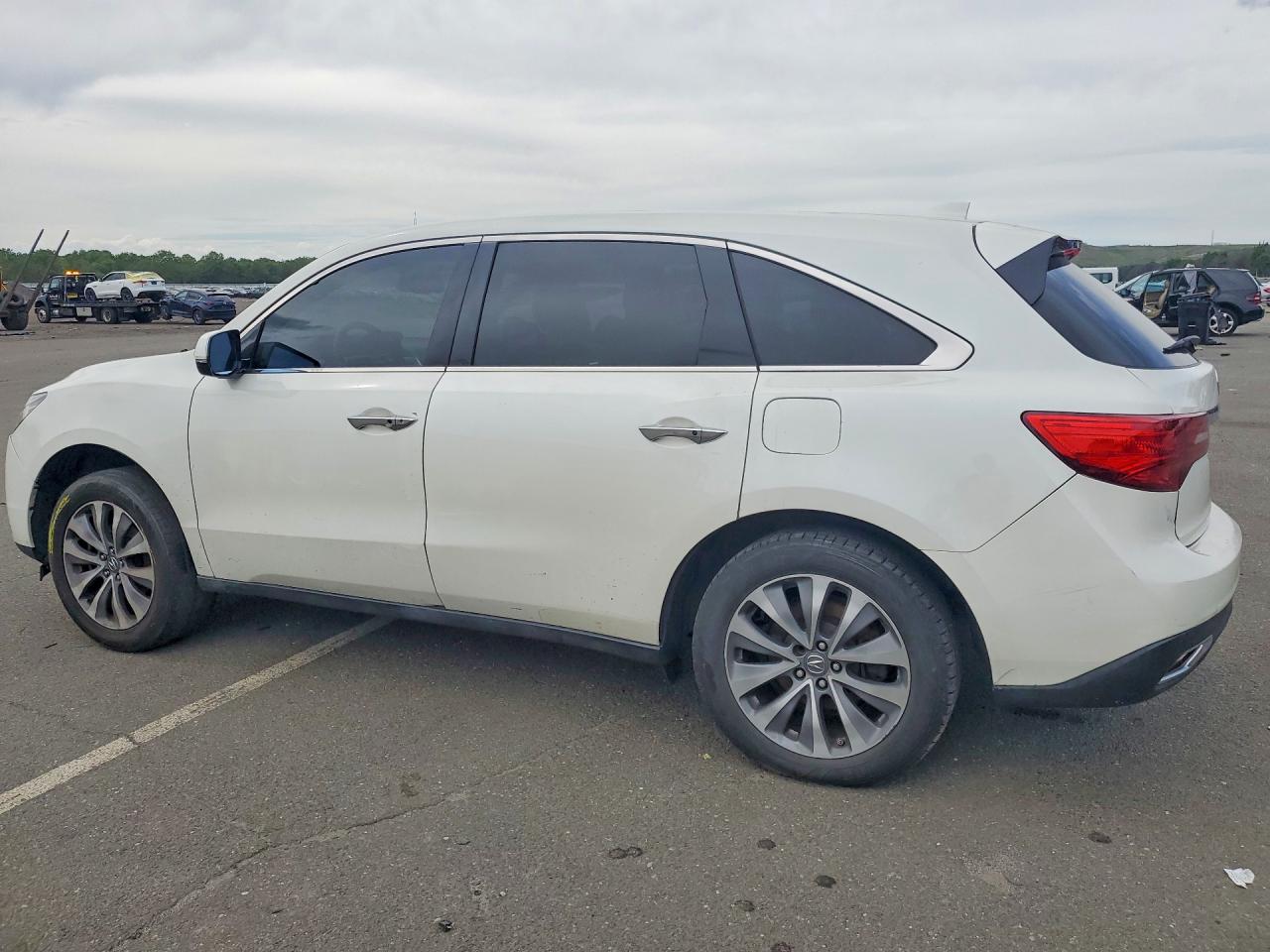 2015 Acura Mdx Technology Белый vin: 5FRYD4H45FB032974