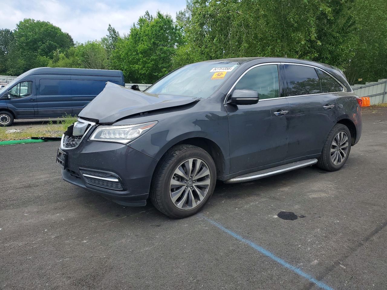 2014 Acura Mdx Technology Charcoal vin: 5FRYD4H46EB004163