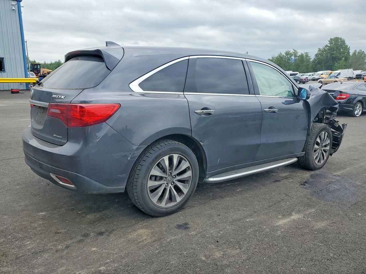 2014 Acura Mdx Technology Charcoal vin: 5FRYD4H46EB004163