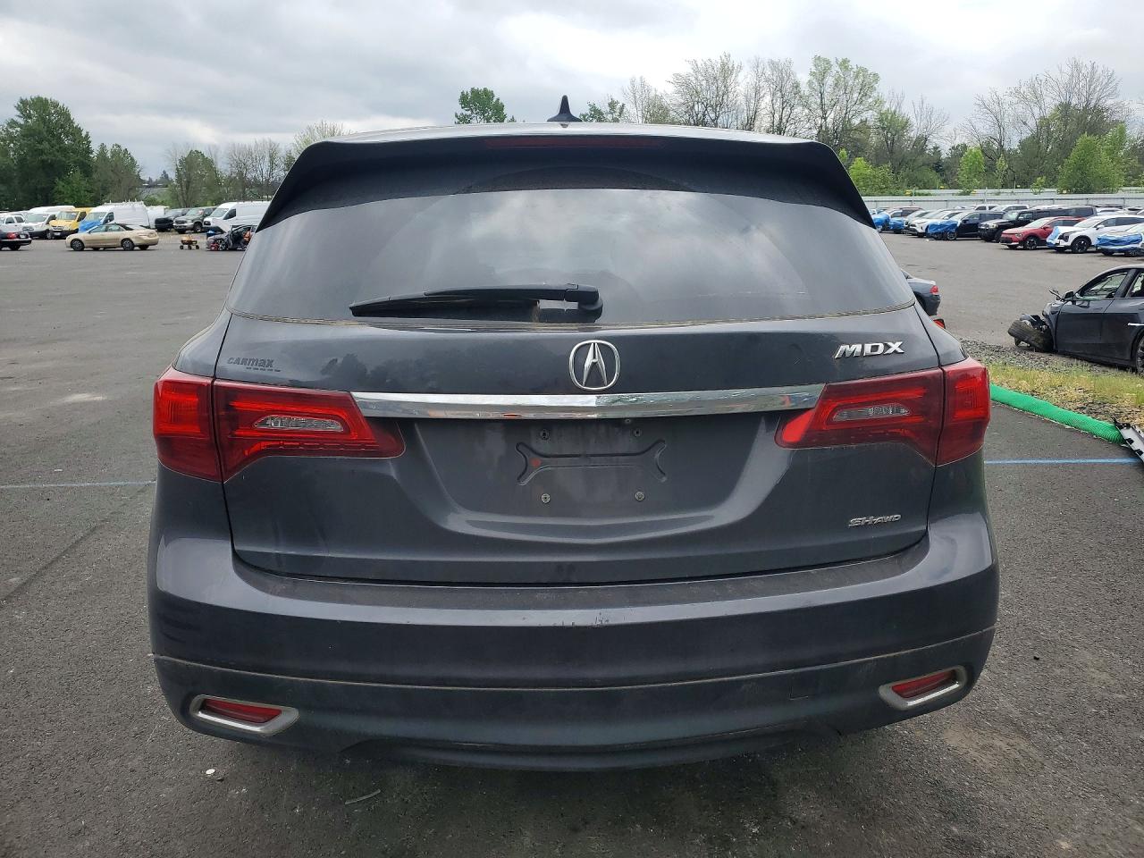 2014 Acura Mdx Technology Charcoal vin: 5FRYD4H46EB004163