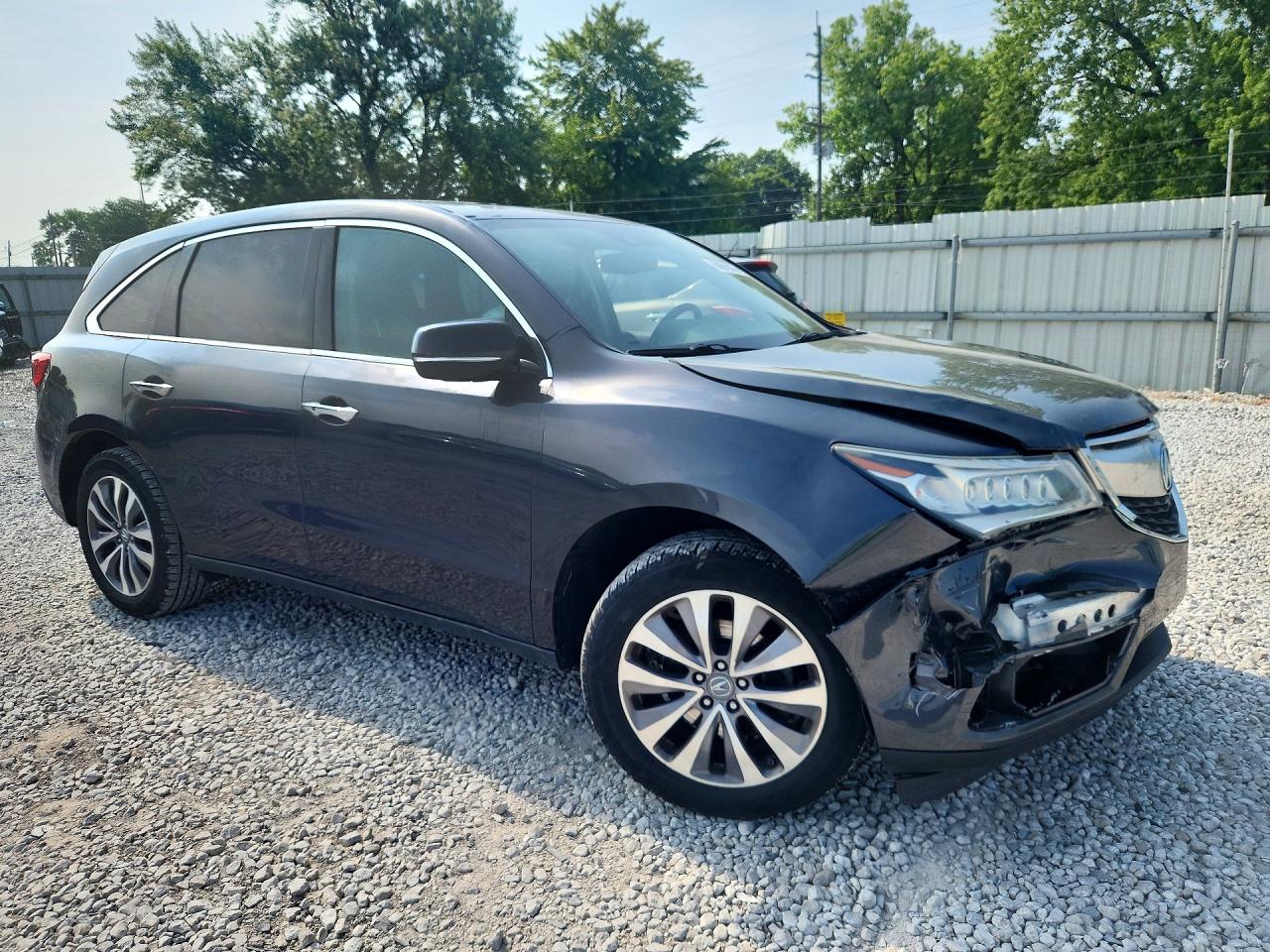 2014 Acura Mdx Technology Black vin: 5FRYD4H46EB011971