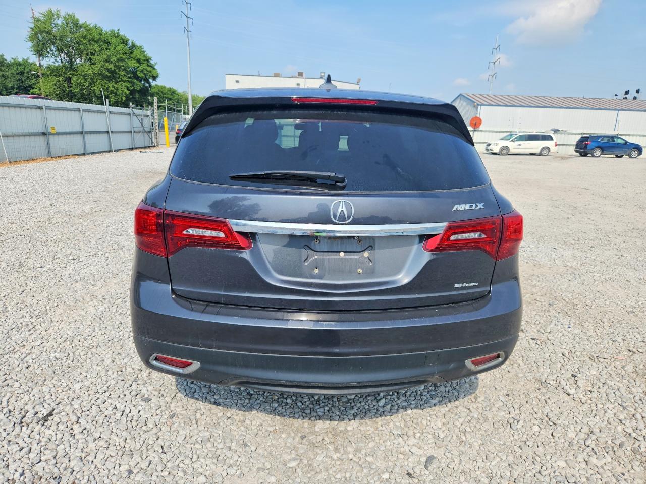 2014 Acura Mdx Technology Black vin: 5FRYD4H46EB011971