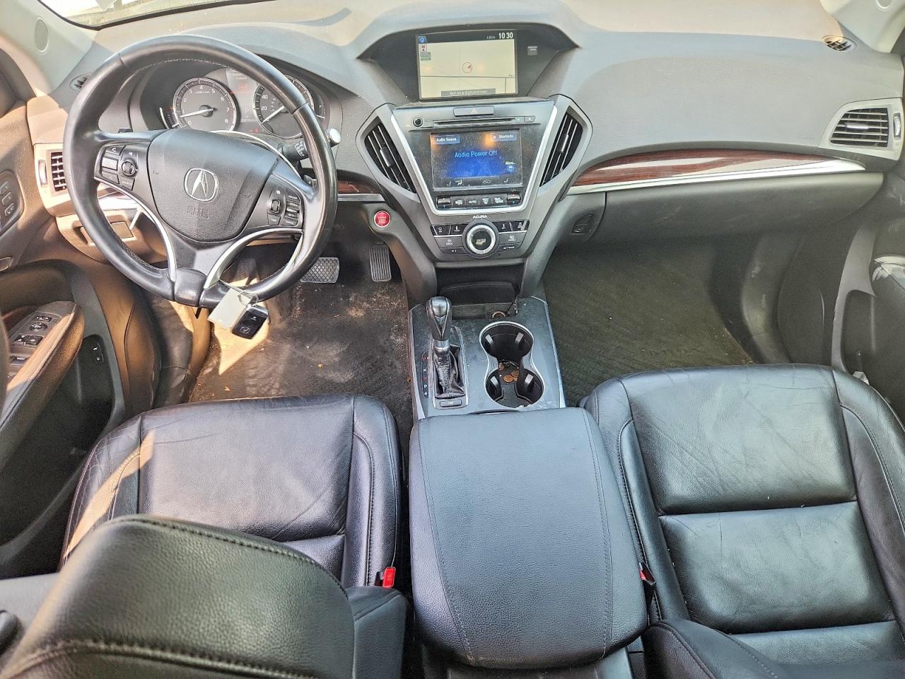 2014 Acura Mdx Technology Black vin: 5FRYD4H46EB011971