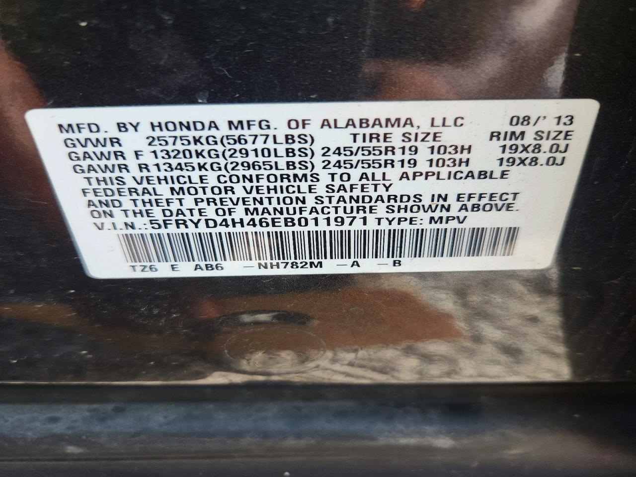 2014 Acura Mdx Technology Black vin: 5FRYD4H46EB011971