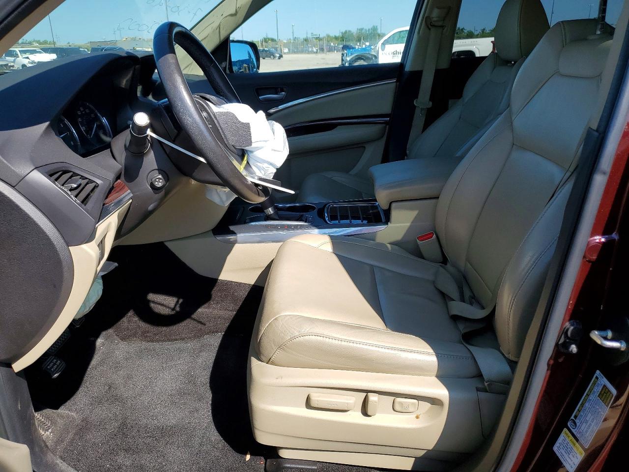 2014 Acura Mdx Technology Бордовый vin: 5FRYD4H46EB033002
