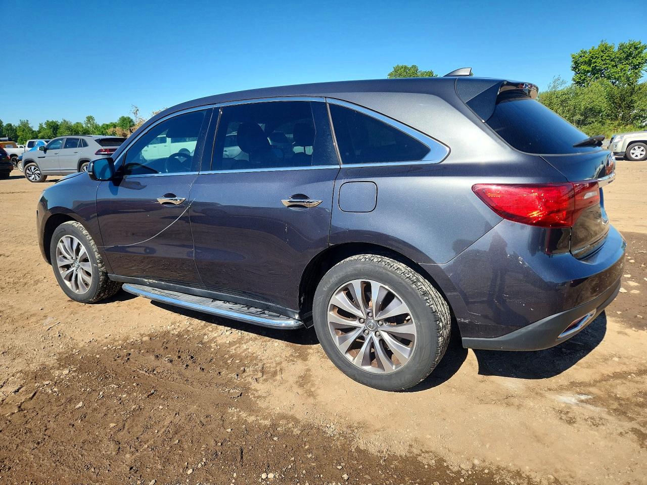 2014 Acura Mdx Technology Gray vin: 5FRYD4H46EB035073