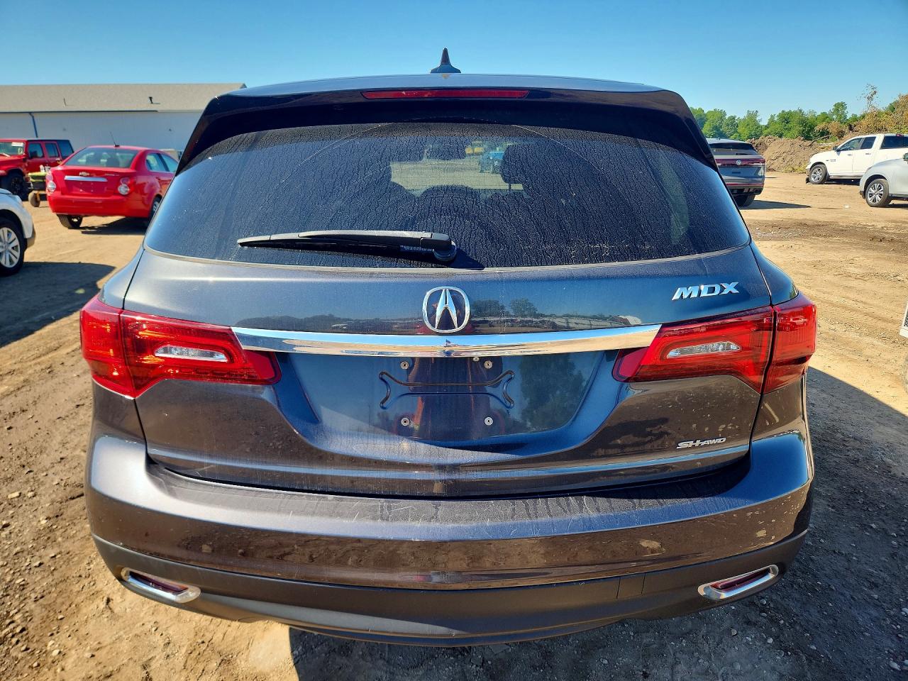 2014 Acura Mdx Technology Gray vin: 5FRYD4H46EB035073
