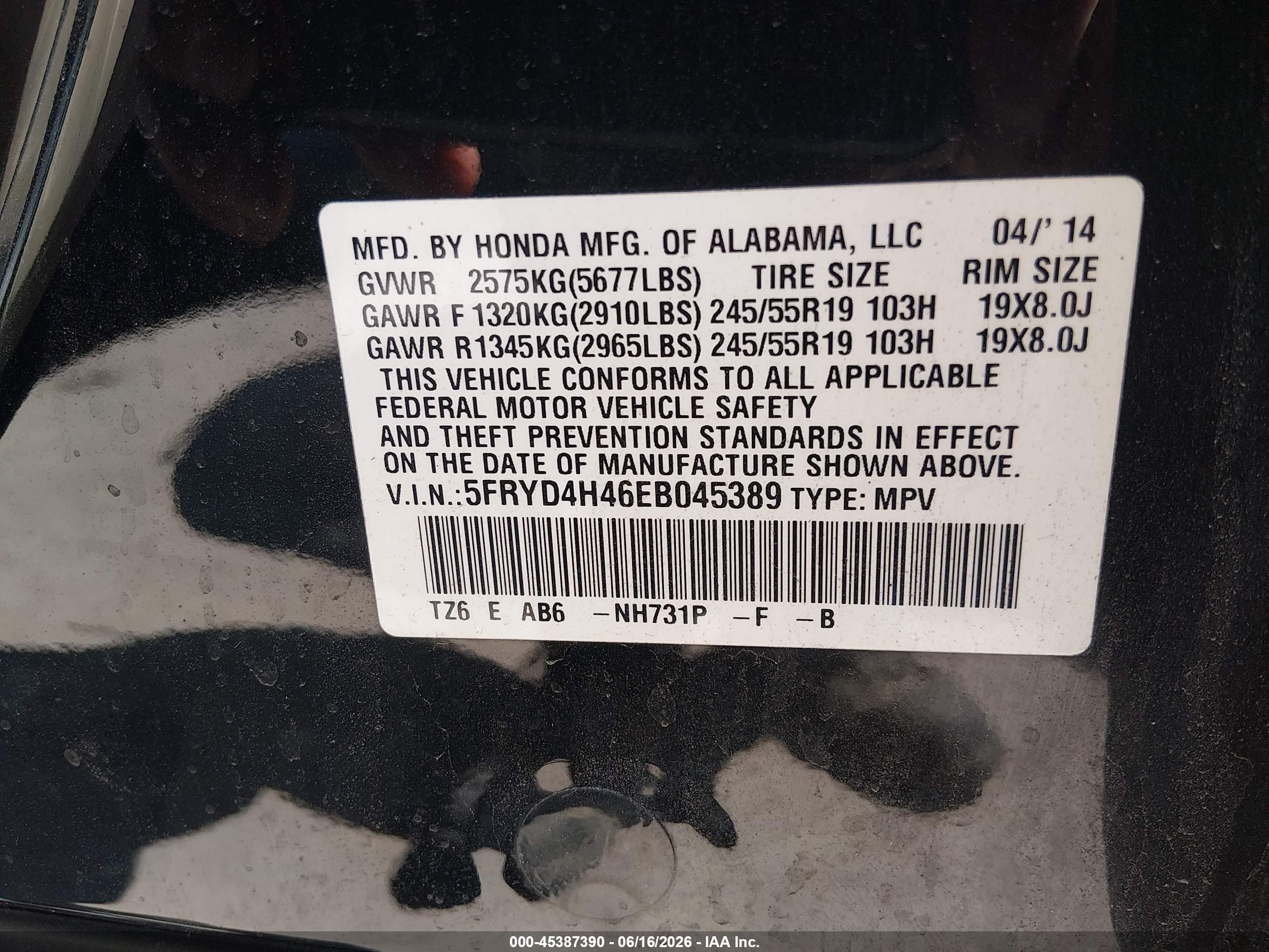 2014 Acura Mdx Technology Package Black vin: 5FRYD4H46EB045389