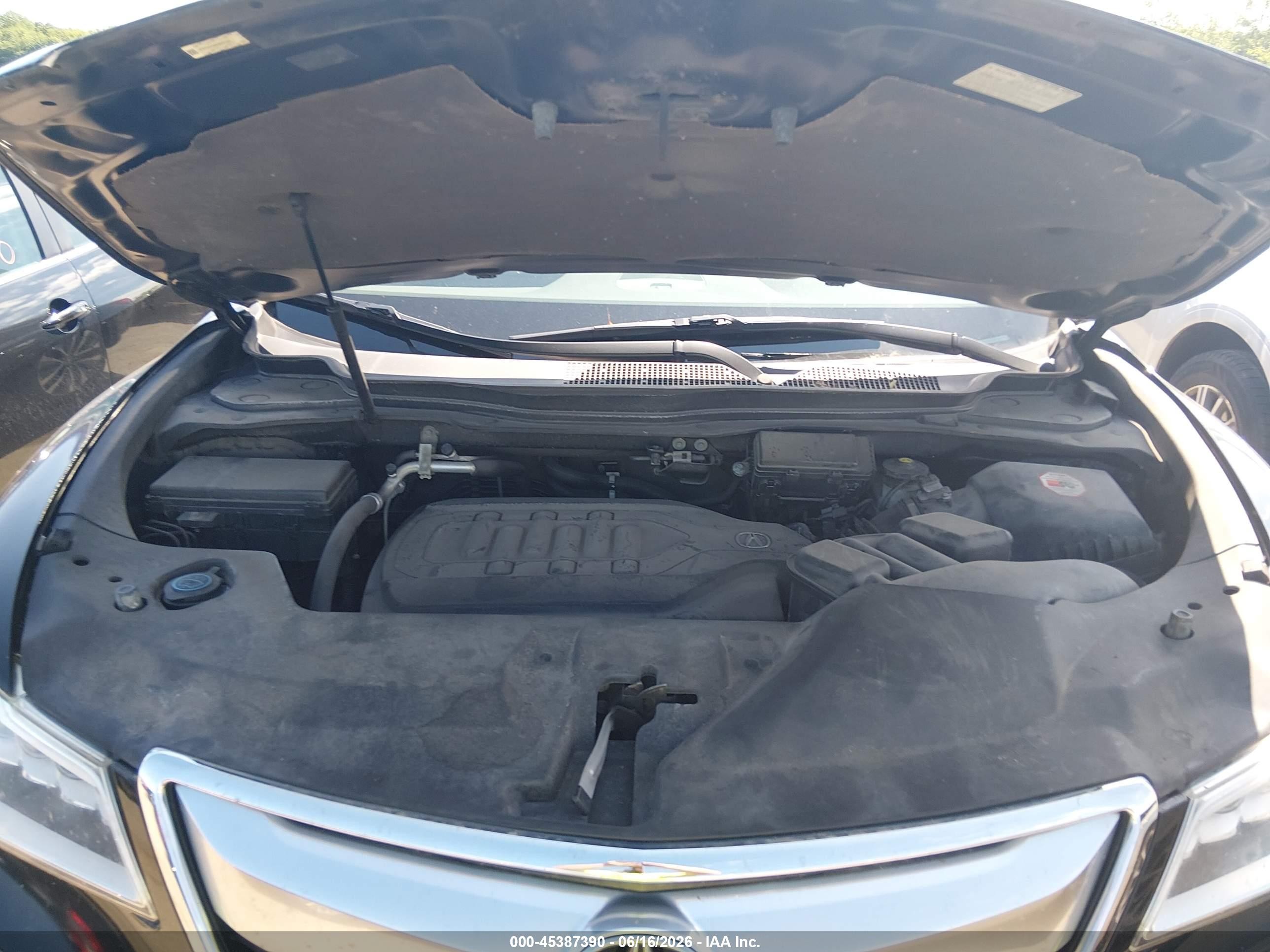 2014 Acura Mdx Technology Package Black vin: 5FRYD4H46EB045389