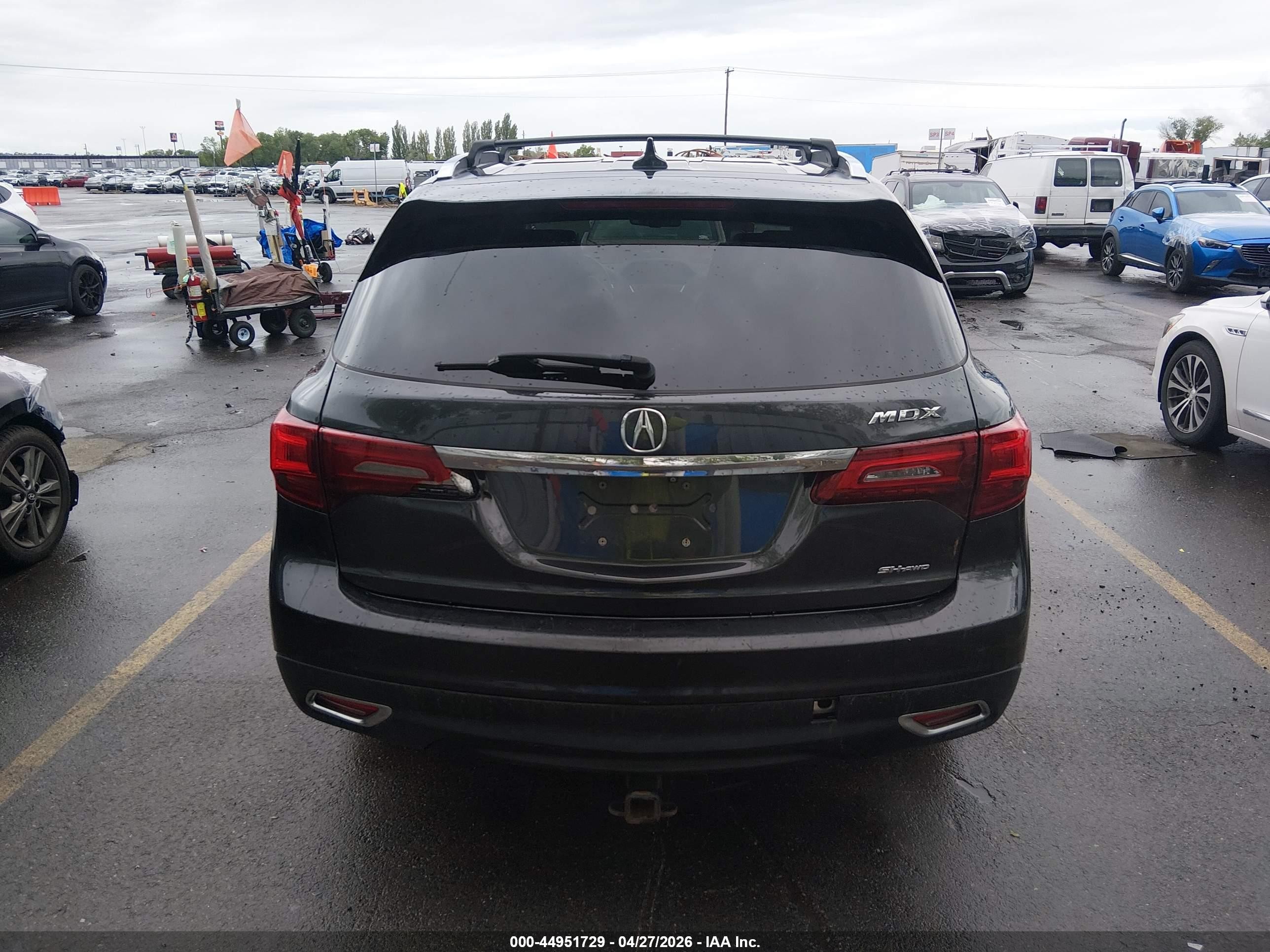2015 Acura Mdx Technology Package Black vin: 5FRYD4H46FB004181