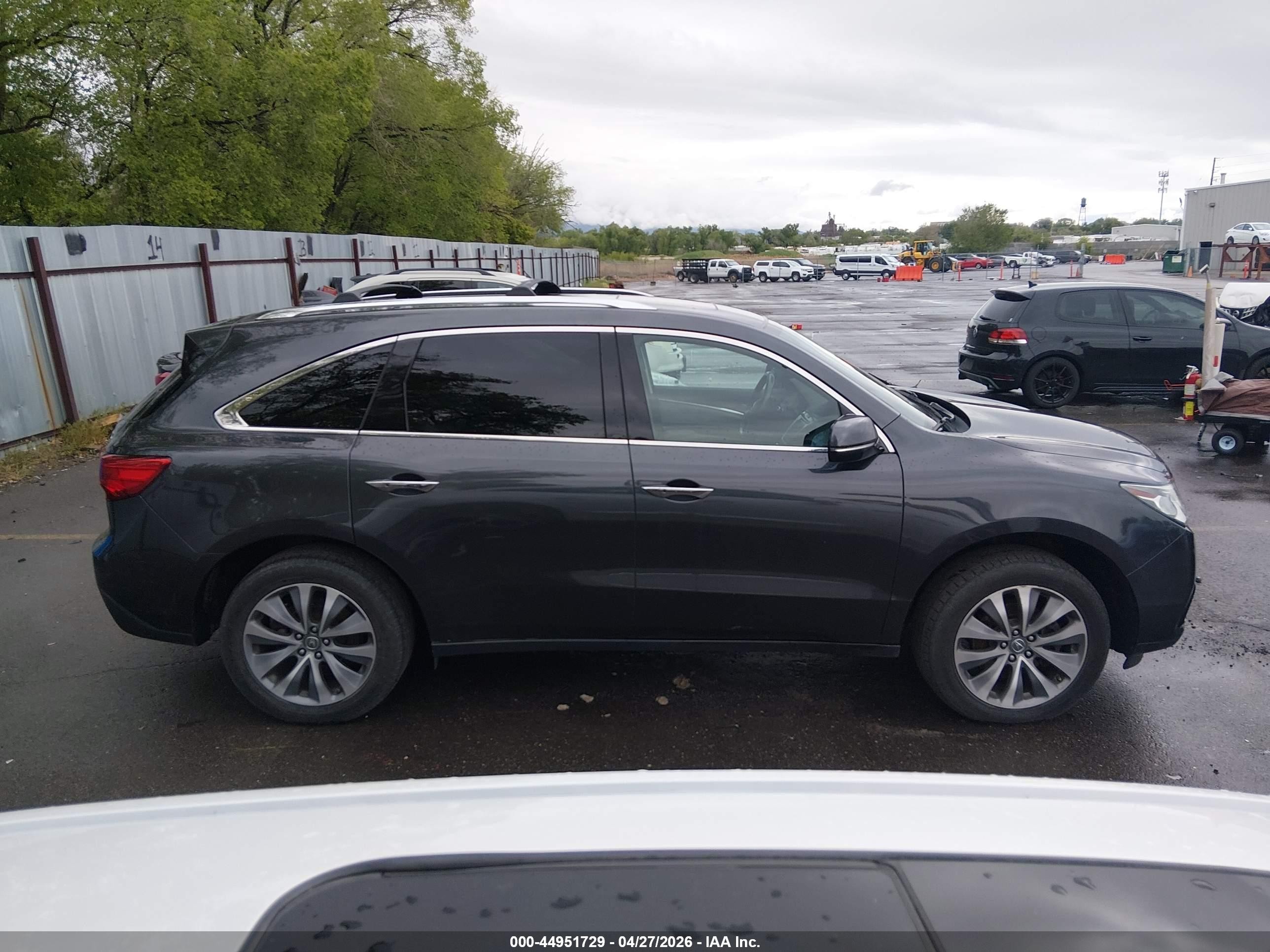 2015 Acura Mdx Technology Package Black vin: 5FRYD4H46FB004181